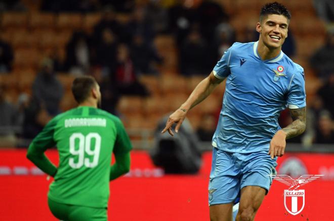 Correa celebra un gol con la Lazio (Foto: Lazio).