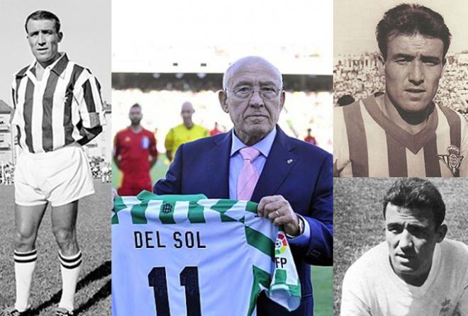 Luis del Sol, con el Betis, el Real Madrid y la Juventus.