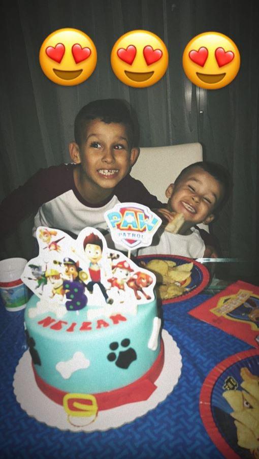 Jesé Jr. y Neizan, en el cumpleaños del segundo.