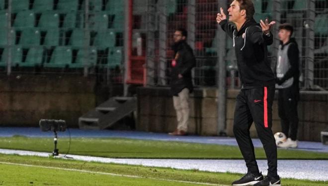 Lopetegui, en el partido ante el Dudelange (Foto: SFC).