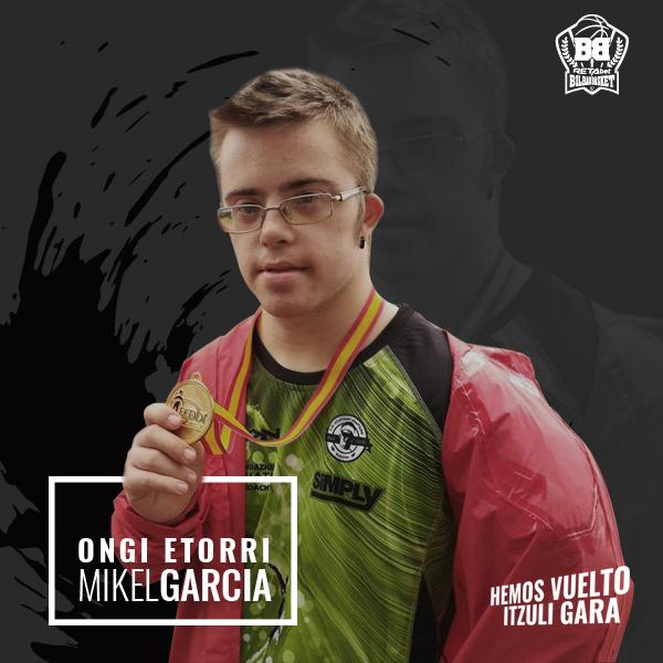 El deportista Mikel García será reconocido este sábado en el Bilbao Arena.