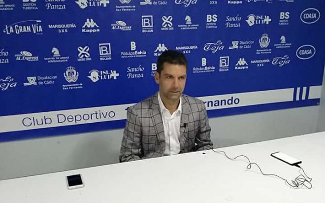 Tito García Sanjuán, en rueda de prensa (Foto: SF).