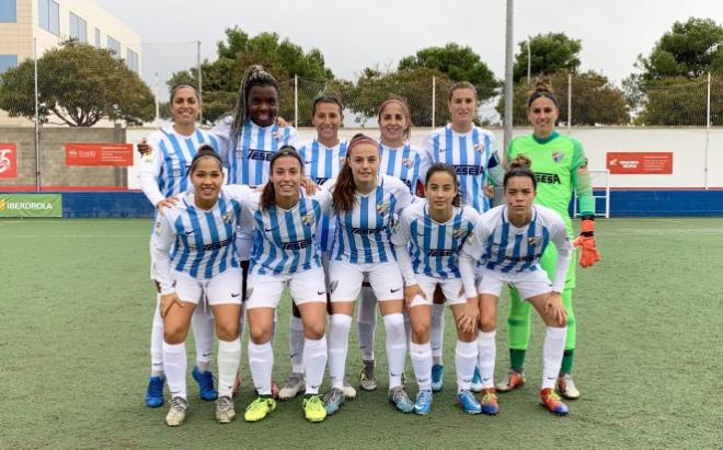El once del Málaga Femenino ante el Collerense (Foto: Málaga CF).