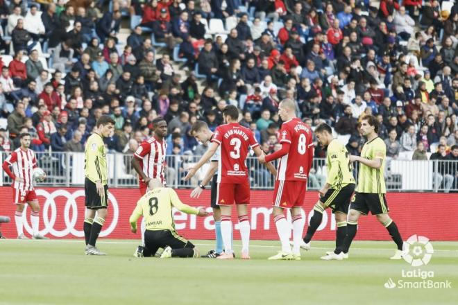 Lance del Almería-Real Zaragoza (Foto: LaLiga SmartBank).