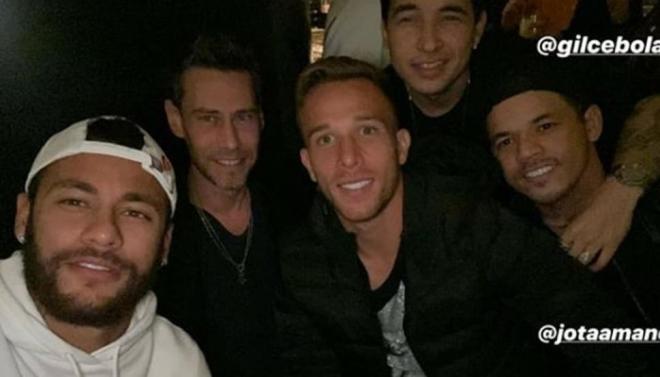 Neymar, junto a Arthur (Foto: Instagram).