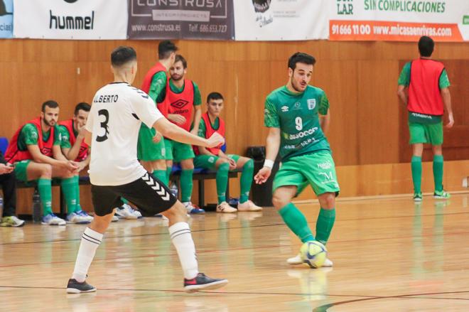 Una imagen del Rivas Futsal - UMA Antequera.