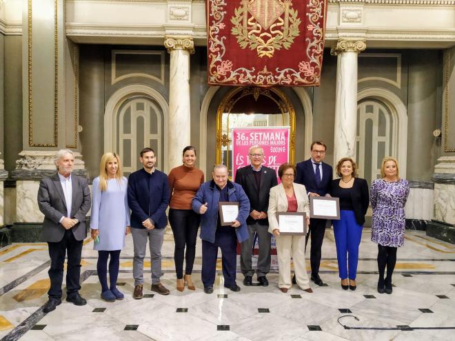 Españeta, premiado en la 36ª semana de las personas mayores (Foto: Ayuntamiento de Valencia)