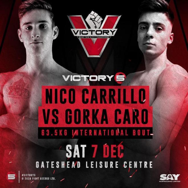 Gorka Caro peleará el 7 de diciembre en Newcastle.