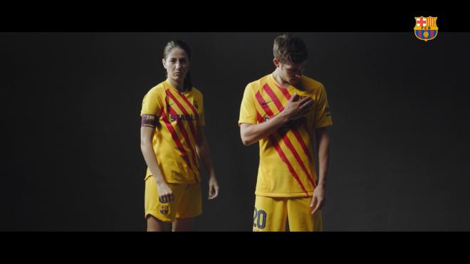 Sergi Robert, en la presentación de la cuarta equipación.