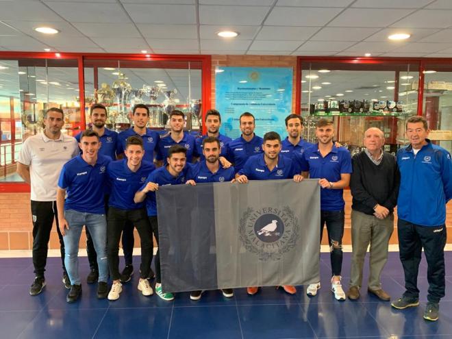 El equipo de fútbol de la Univesidad de Málaga que competirá en el Mundial de China.