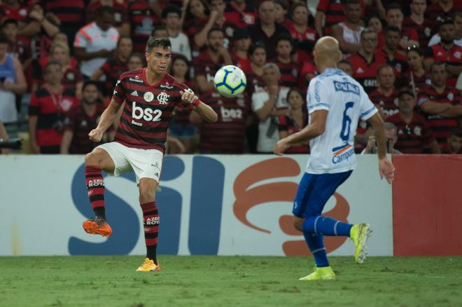 Reinier, en un partido con el Flamengo esta temporada (Foto: @ReinierJesus_10).
