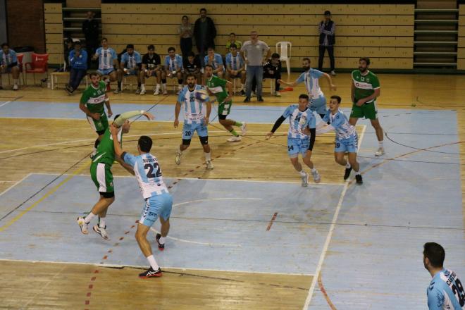 Una imagen del Ciudad de Málaga - Handbol Bordils.