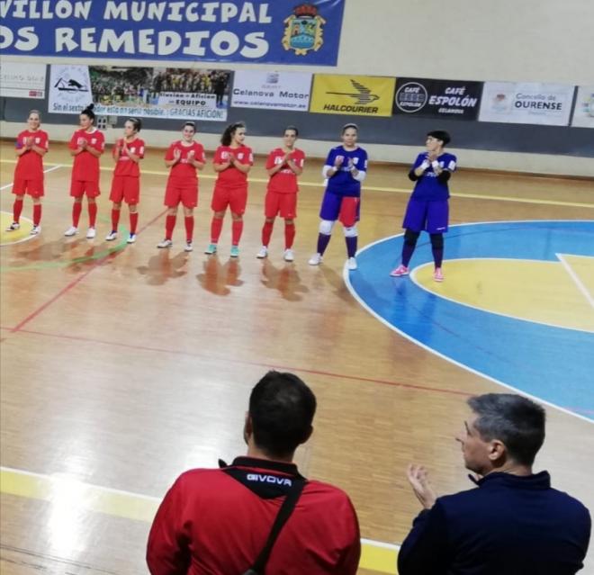 El Bilbo Fútbol Sala femenino empató en el pabellón de Los Remedios de Ourense.