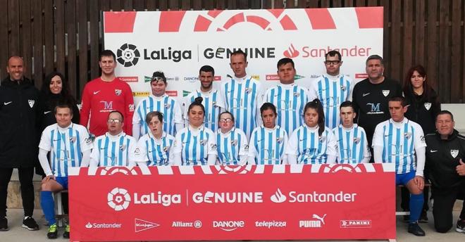 El equipo del Málaga Genuine, en Tarragona.