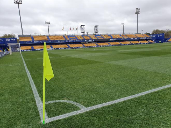 Santo Domingo, estadio del Alcorcón (Foto: Málaga CF).