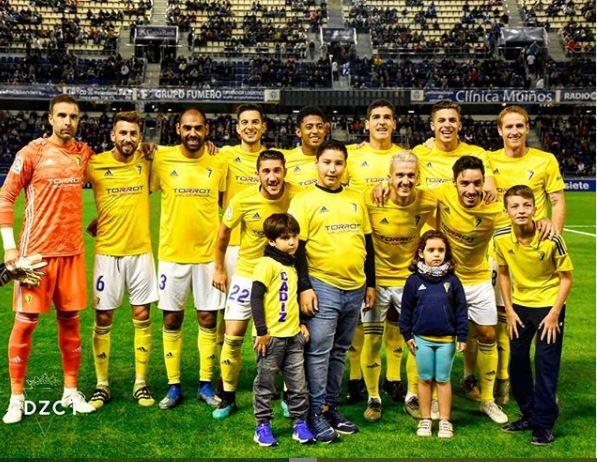 El once del Cádiz en Tenerife (Foto: CCF).