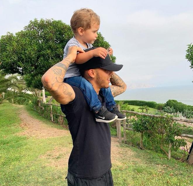 Beto da Silva con su hijo en Instagram (Foto:@betoto1996)