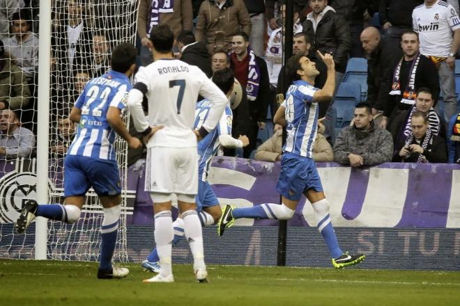 Xabi Prieto logró un hat trick en el Bernabéu en 2013 pero la Real perdió.
