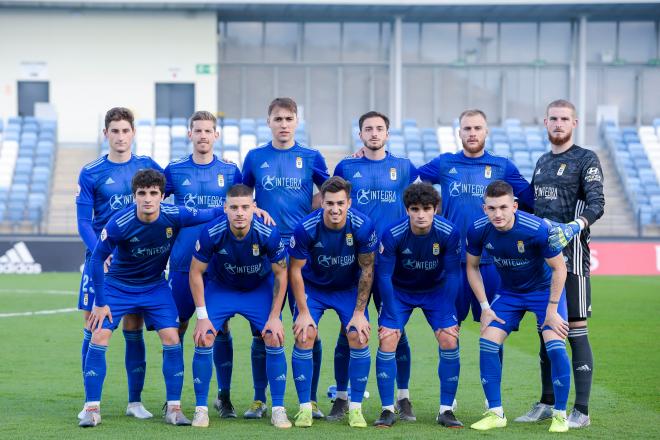 Once inicial del Vetusta ante el Castilla (Foto: ROV).