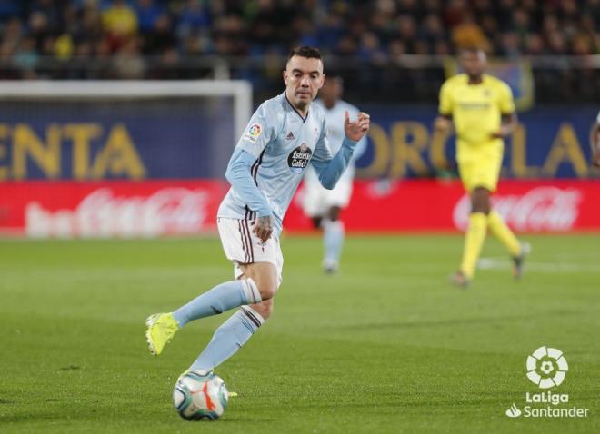 Aspas en el Estadio de la Cerámica (Foto:LaLiga).