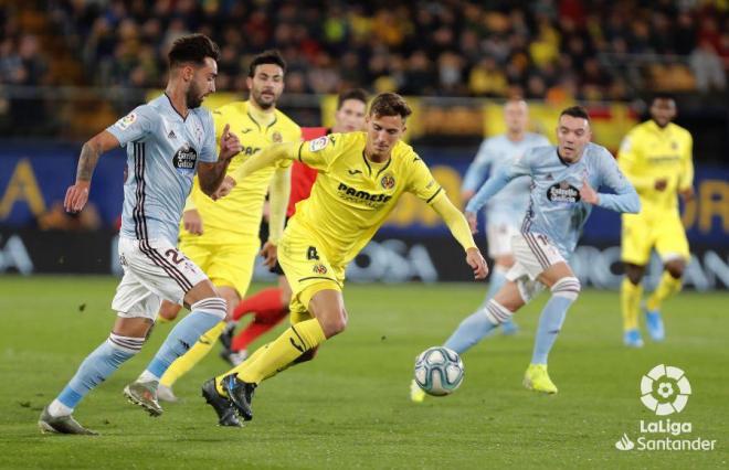 Brais Méndez, durante el Villarreal-Celta (Foto: LaLiga).