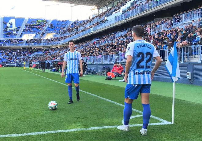 Juanpi y Pacheco, dos de los futbolista que abandonan la entidad.