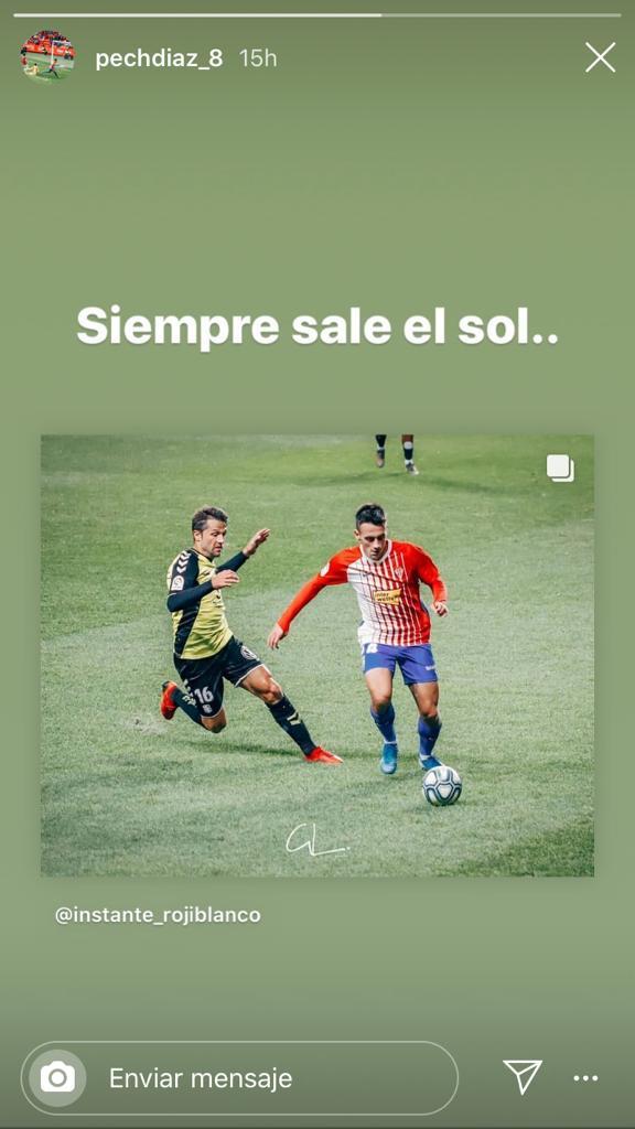 Historia del Instagram de Pedro Díaz (Foto: @pechdiaz_8).