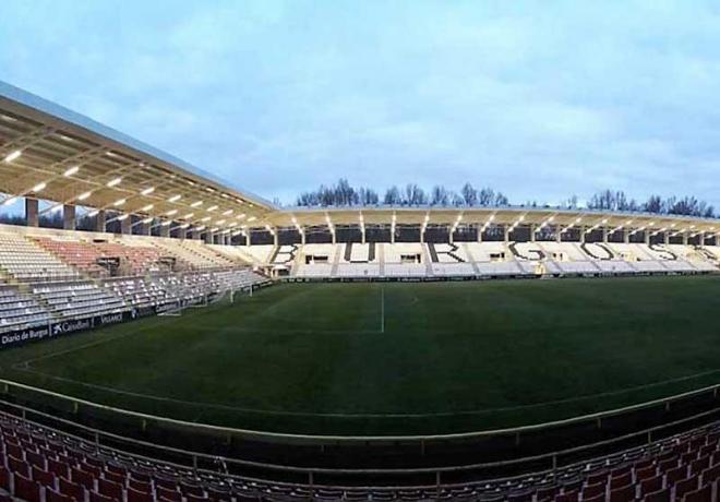 Estadio de El Plantío, en Burgos.