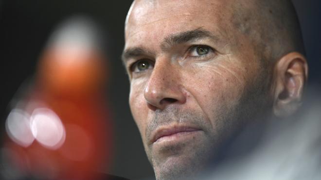 Zidane, ante el PSG (Foto: UEFA).