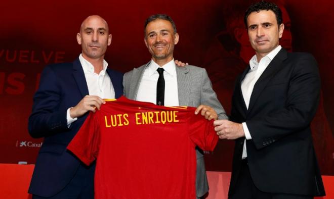 Luis Enrique, en su vuelta como seleccionador de España (Foto: RFEF).