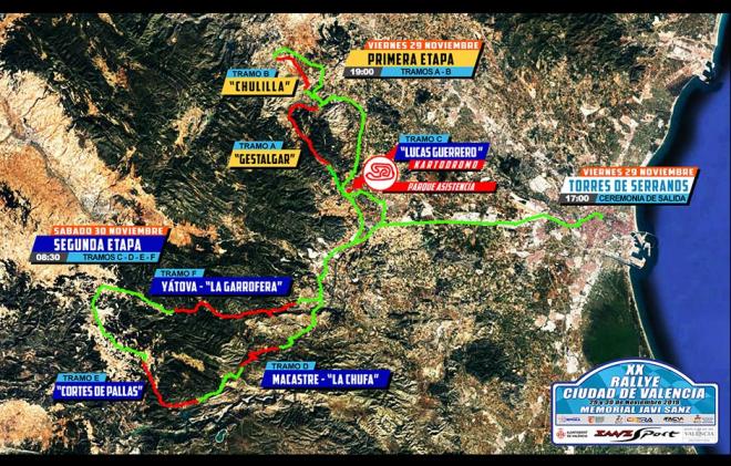 Arranca el XX Rallye Ciudad de Valencia, memorial Javi Sanz