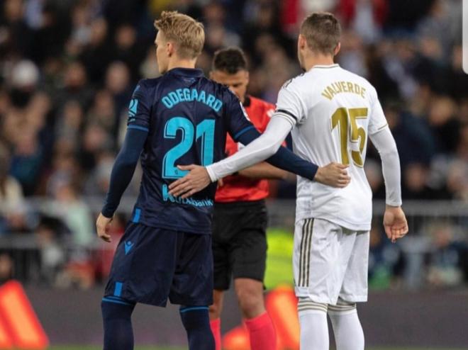 Odegaard y Valverde son amigos desde que coincidieron en el Real Madrid (Foto: Instagaram).