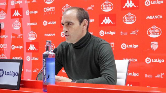 Eloy Jiménez, entrenador del Lugo (Foto: CDL).