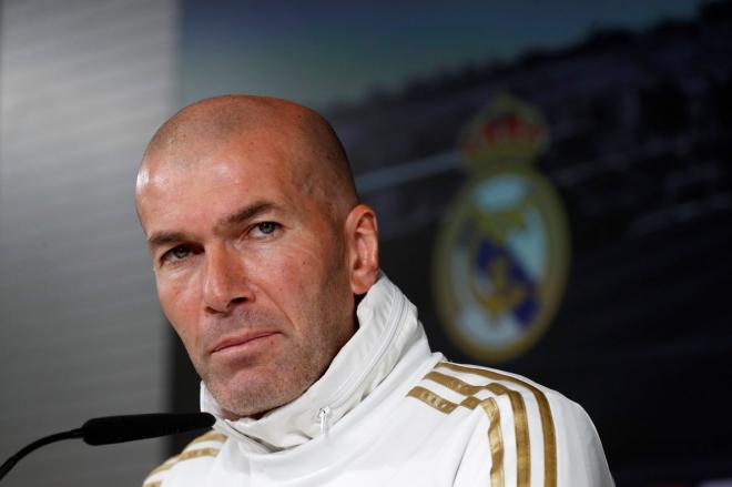 Zidane en sala de prensa (Foto: EFE).