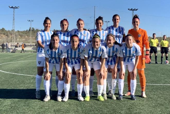 El once del Málaga Femenino ante el Levante B (Foto: Málaga CF).