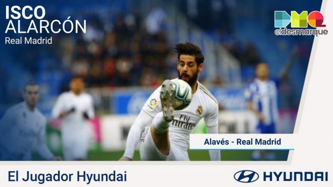 Isco, jugador Hyundai del Alavés-Real Madrid.
