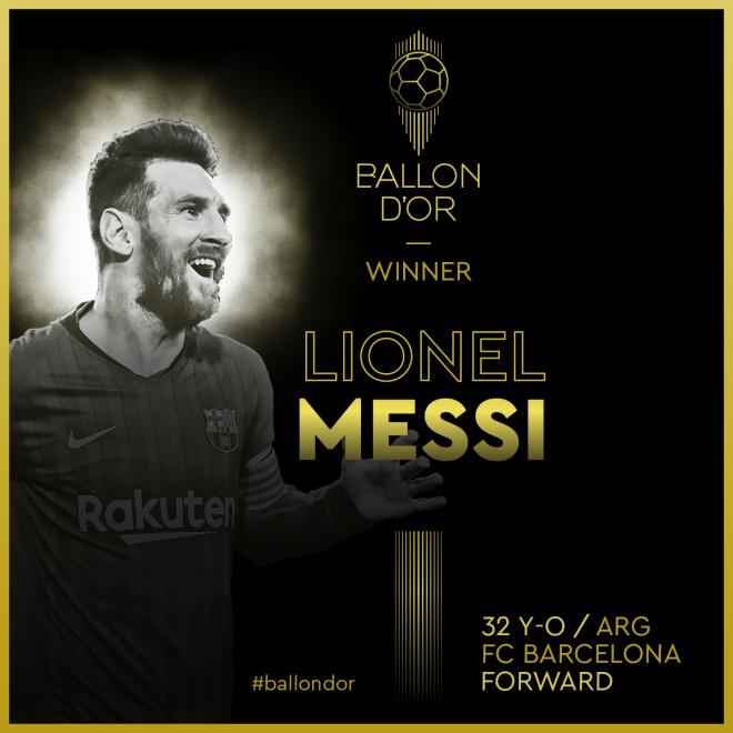 Messi, Balón de Oro.