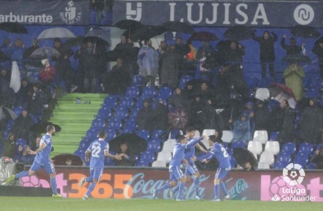 Jason asistió en dos goles del Getafe contra el Levante UD en la victoria de los azulones por 4-0. (Foto: LaLiga).