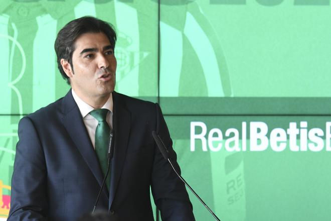 Ángel Haro, presidente del Real Betis Balompié (Foto: Kiko Hurtado).