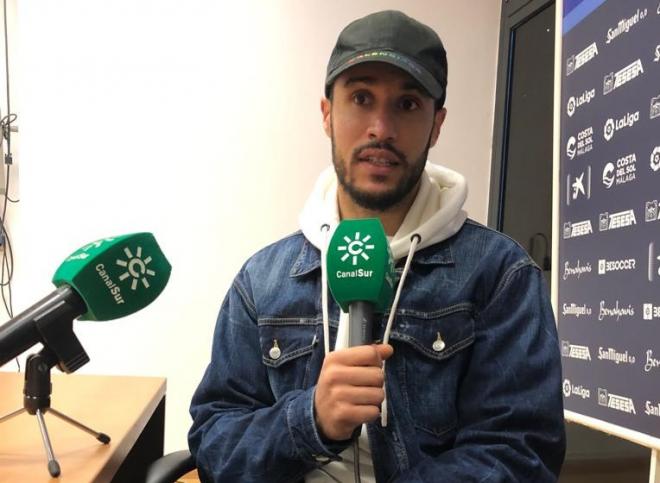 Munir, durante la entrevista con Canal Sur Radio.