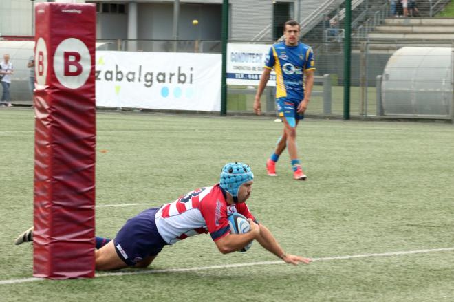 El Universitario Bilbao Rugby volvió a jugar este sábado en Rekaldeberri (Foto: UBR).