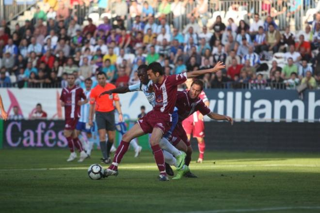 El último Málaga-Tenerife en Primera, en la 2009/2010.