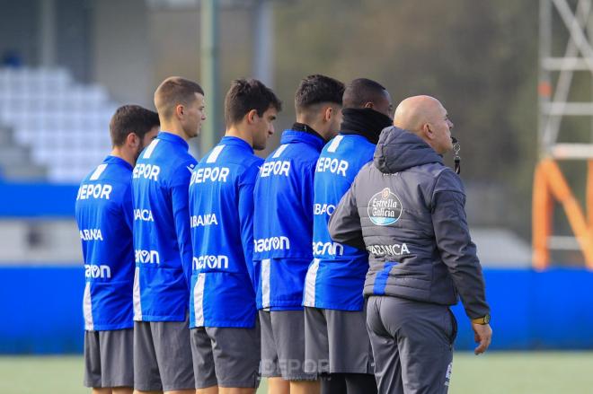 Entrenamiento del Deportivo en Abegondo (Foto:RCD)