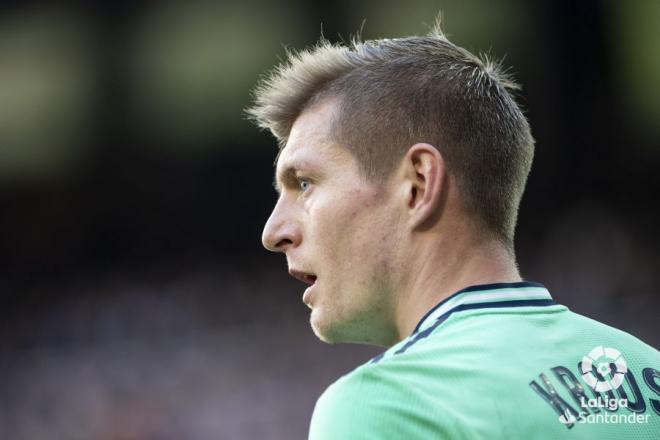 Kroos, durante un partido del Real Madrid. El alemán podría volver al Bayern de Múnich (Foto: LaLiga).