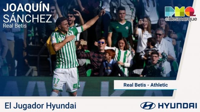 Joaquín, jugador Hyundai del Betis-Athletic.