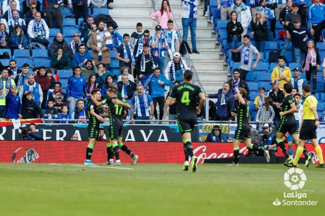 Celebración del gol de Borja Iglesias (Foto: LaLiga).