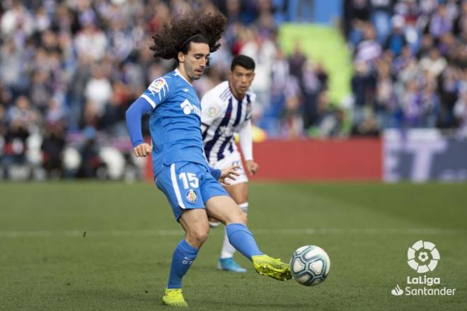 Cucurella, ante el Valladolid (Foto: LaLiga).