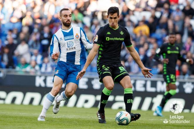 El RCDE Stadium antes del partido.