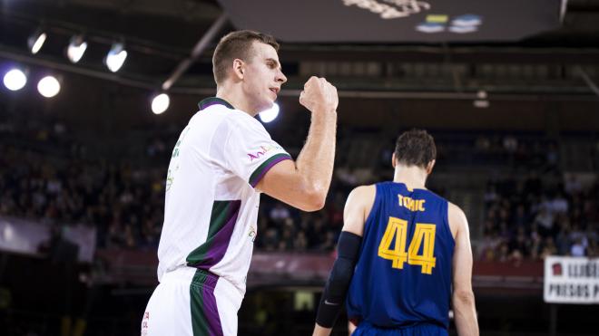 Gerun celebra una canasta (Foto: ACB Photo).