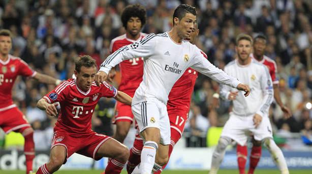 Cristiano Ronaldo, durante el Bayern-Real Madrid de 2014 (Foto: EFE).